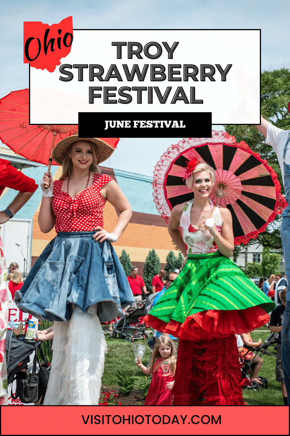 Troy Strawberry Festival is a fun, family-friendly event that takes place on Saturday, June 1, and Sunday, June 2, 2024, in downtown Troy.