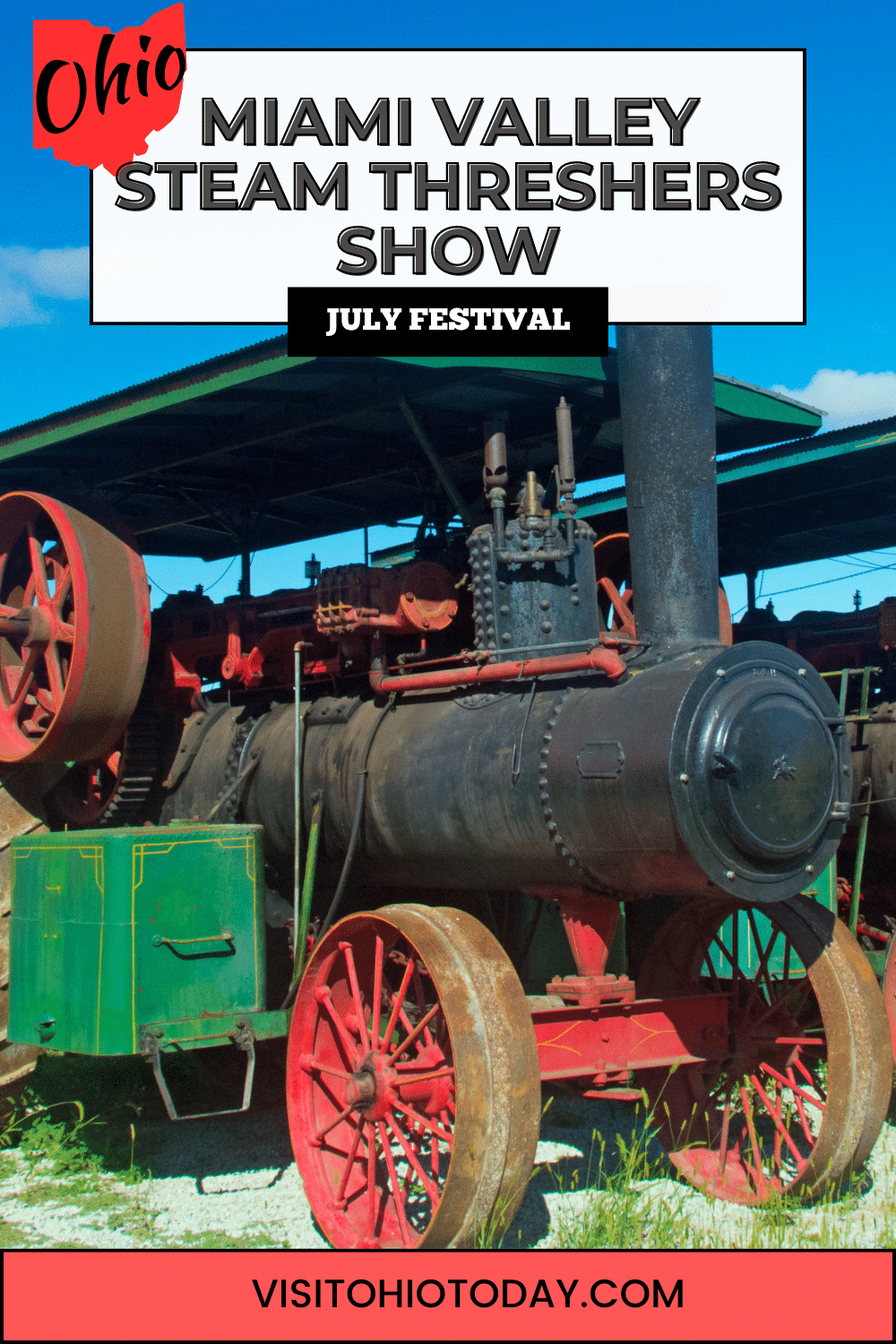 The Miami Valley Steam Threshers Show will occur at Pastime Park in Plain City in mid-July.