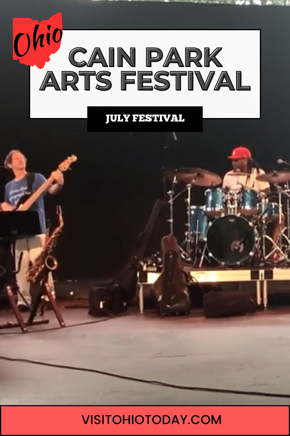 Cain Park Arts Festival is a three-day juried arts festival that takes place in Cleveland Heights in mid-July.