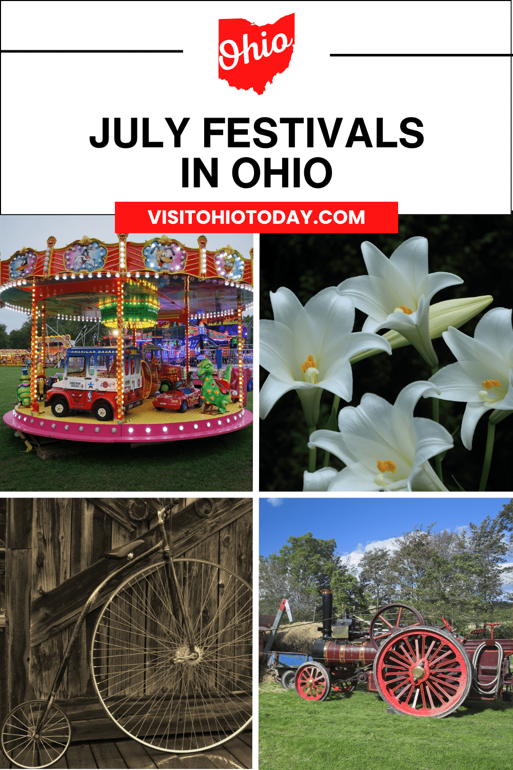 July is the month to celebrate the outdoors and all things summer! This list of July Festivals in Ohio will help you find lots of ways to enjoy this time.