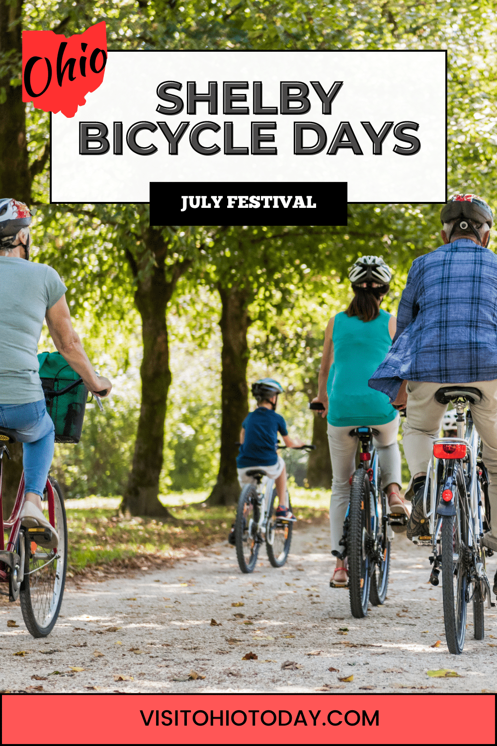 Shelby Bicycle Days is an annual community festival that occurs in mid-July at Black Fork Commons in Shelby.