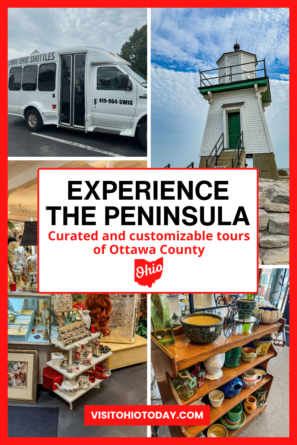 Experience the Peninsula is a customizable tour company operating in the Port Clinton, Catawba Island, and Marblehead areas of Northwest Ohio.