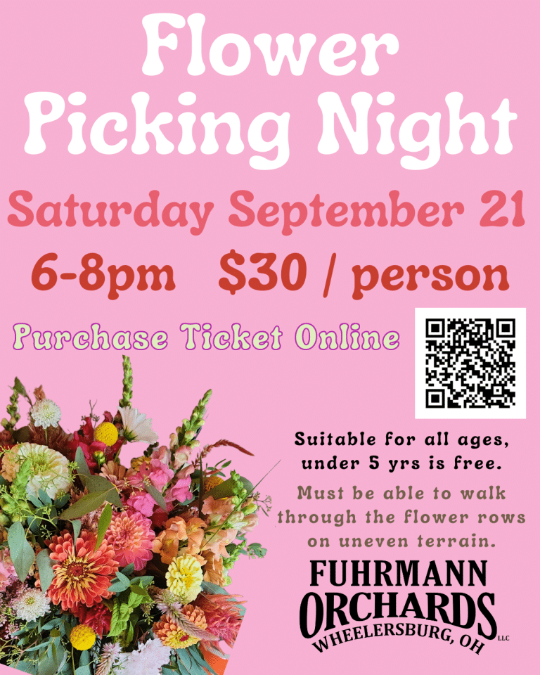 Flower Picking Night at Fuhrmann Orchards