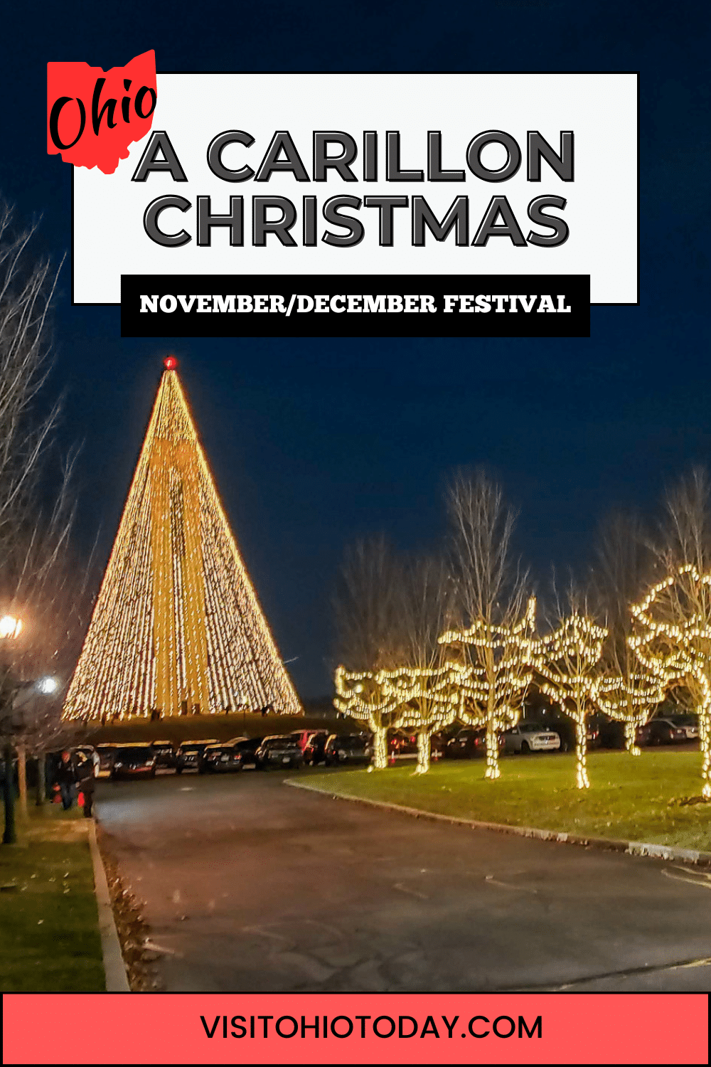 A Carillon Christmas is a holiday event at Carillon Historical Park in Dayton from late November to the end of December.