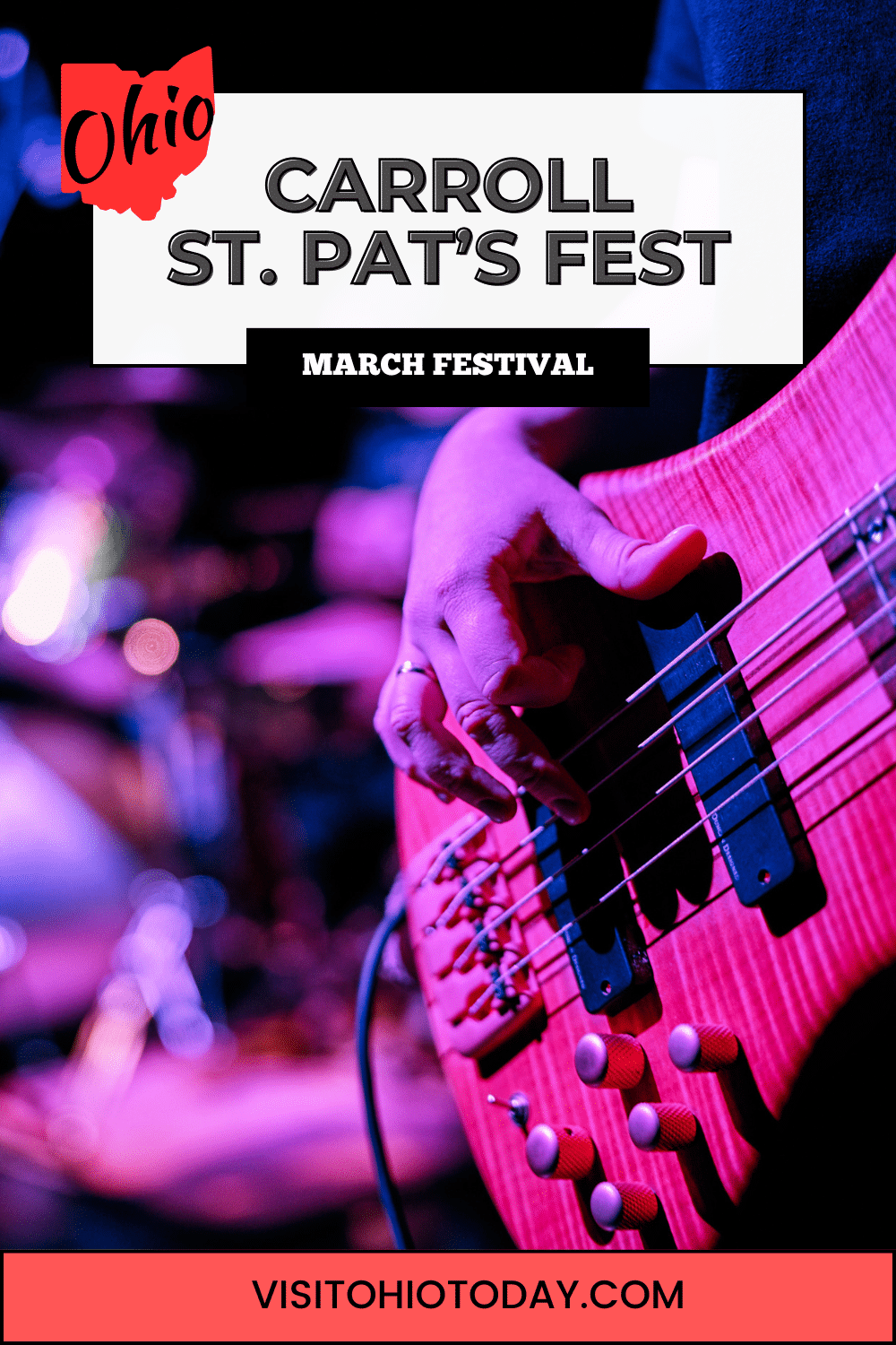 Carroll St. Pat’s Fest is an Irish celebration that starts on Friday evening and during the afternoon and evening on Saturday in early March.