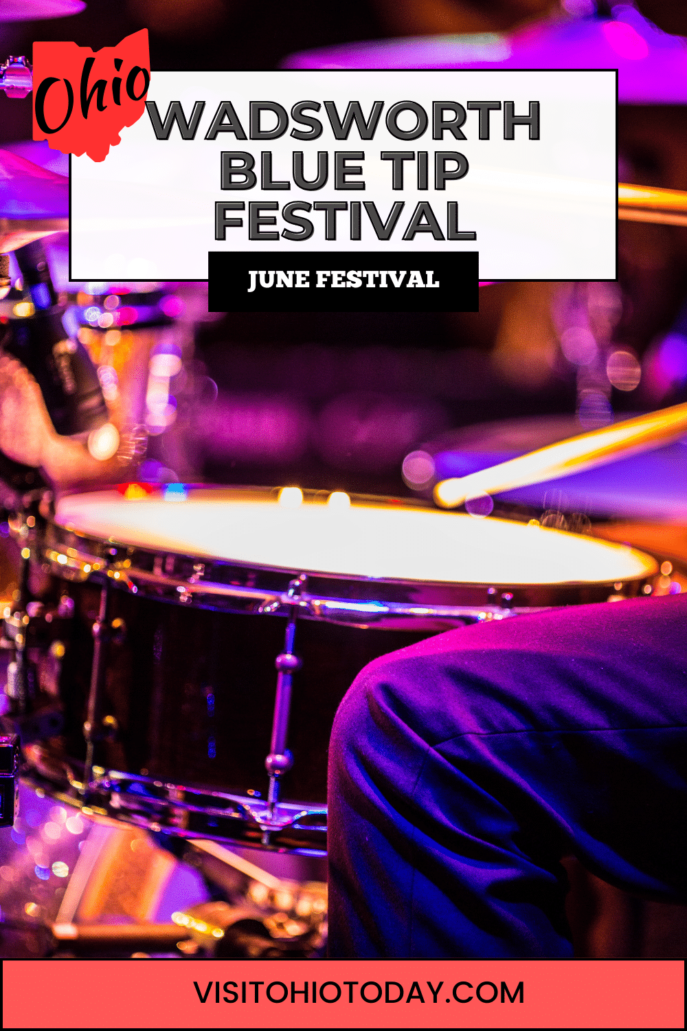 The Wadsworth Blue Tip Festival is held in mid-June in the football parking lot on the north side of Art Wright Stadium.