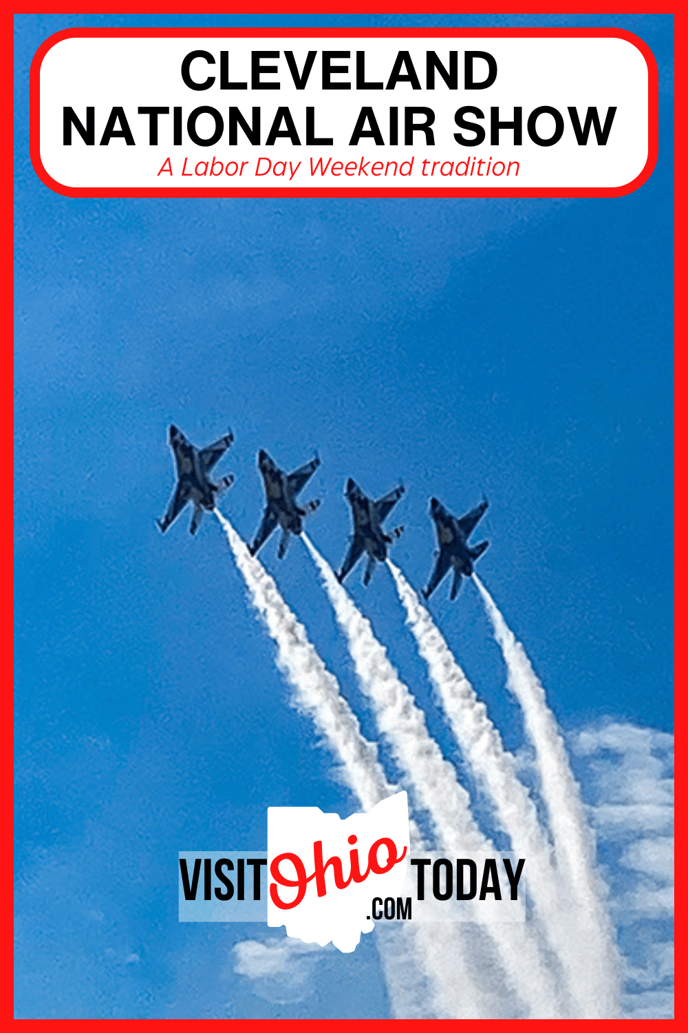 The Cleveland National Air Show is Cleveland’s Labor Day tradition with three days of aerial thrills every year at Burke Lakefront Airport.