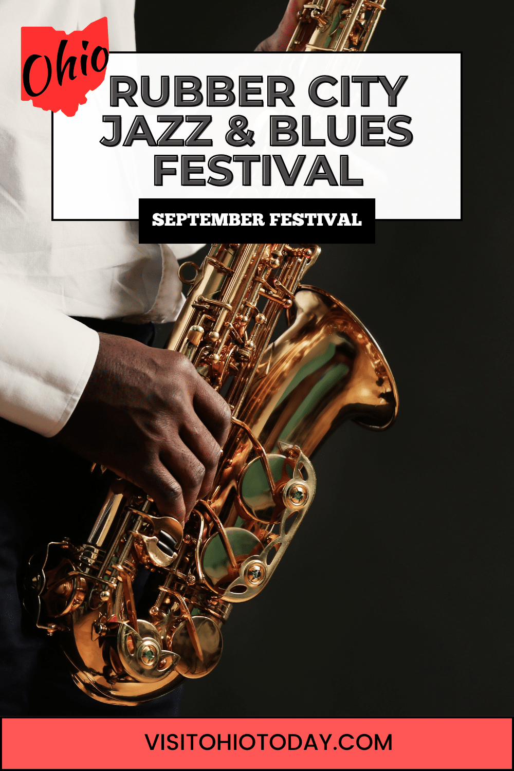 The Rubber City Jazz & Blues Festival is in early September. Musicians and bands play at 10 venues in Akron for this festival across three evenings.