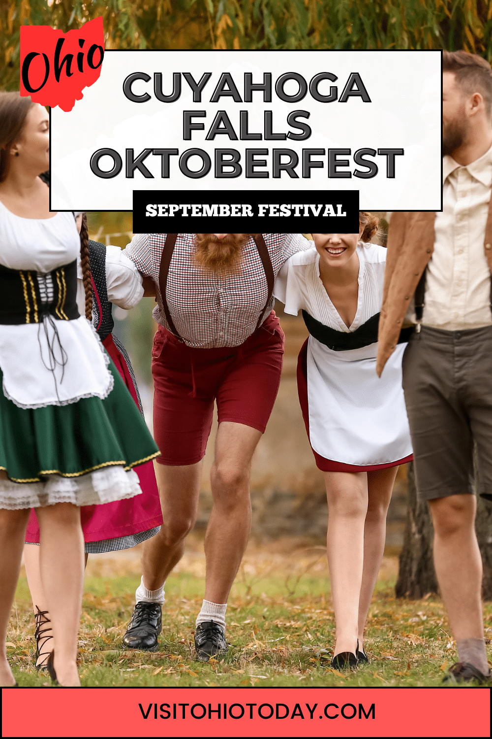 The Cuyahoga Falls Oktoberfest is held in downtown Cuyahoga Falls in September. Celebrating German food, beer, and dance, this is a 3-day festival.