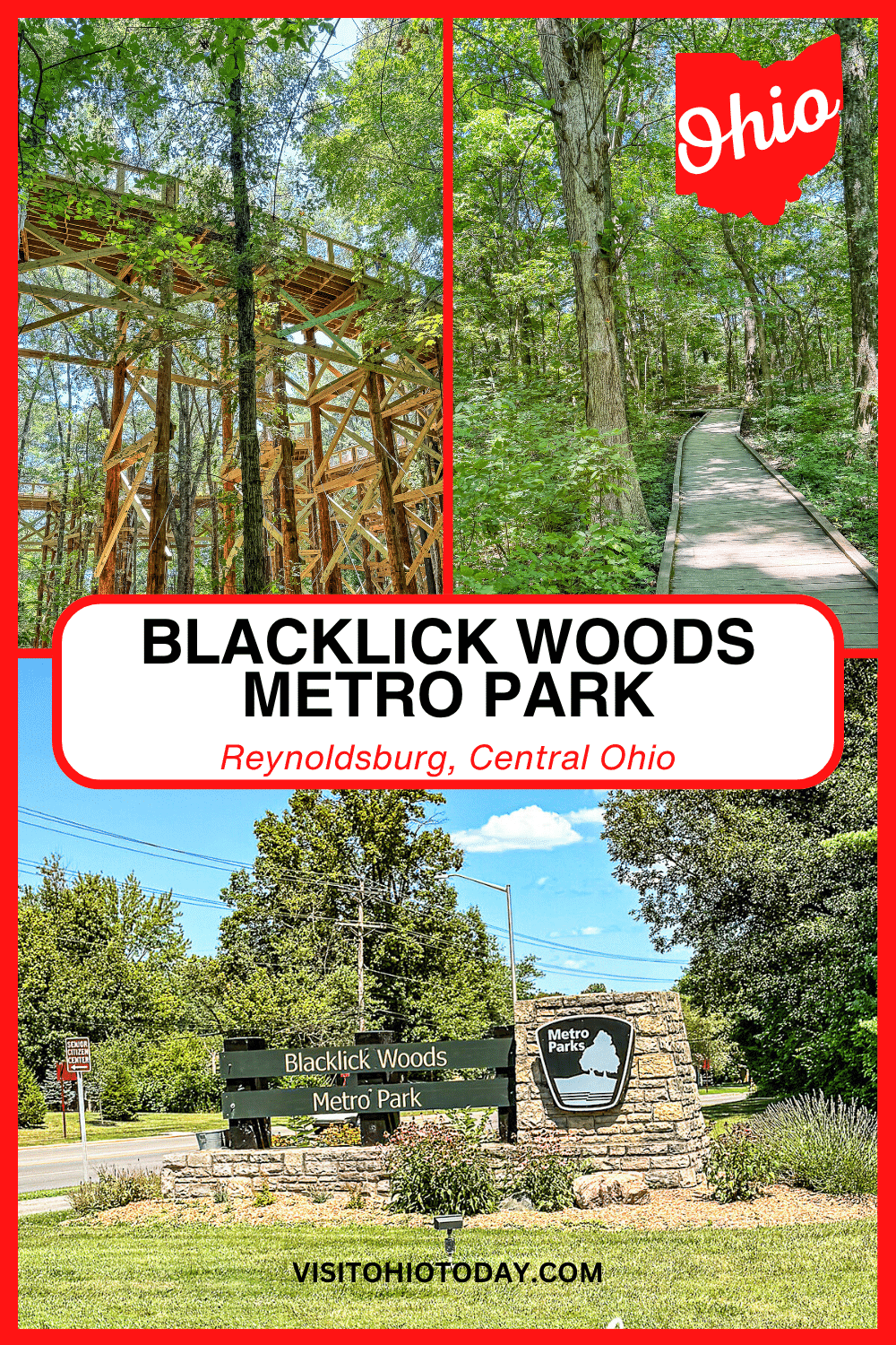 Blacklick Woods Metro Park is in Reynoldsburg in central Ohio. It is 652 acres of a variety of natural landscapes.