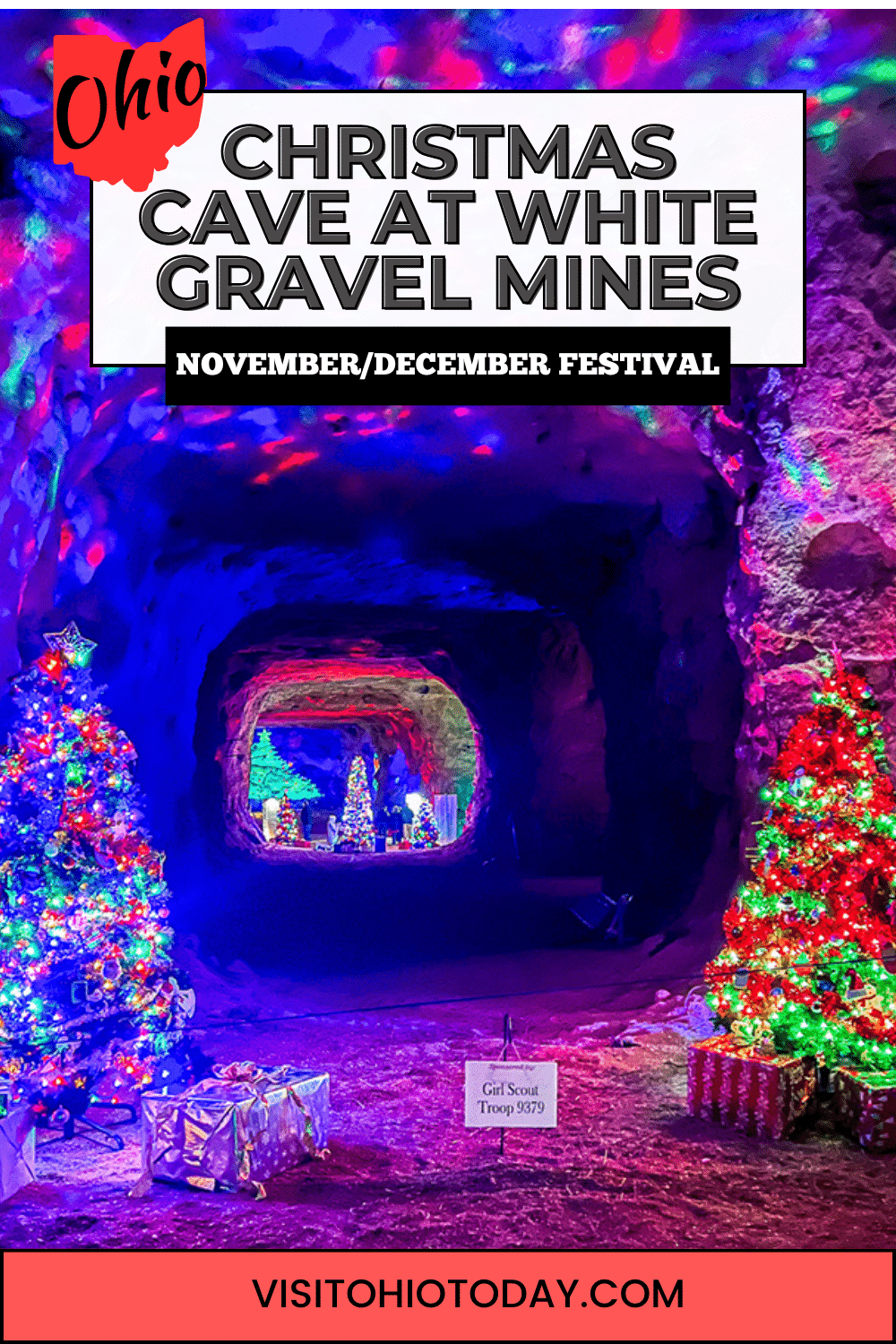 The Christmas Cave at White Gravel Mines is open each Friday and Saturday evening for five weekends in November and December.