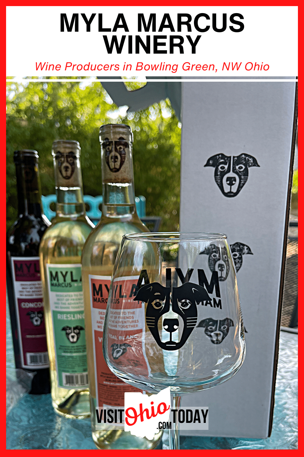Myla Marcus Winery is in downtown Bowling Green, Wood County, Ohio. All wine and juices are produced in house.